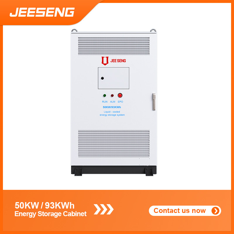 50KW 93KWh Armadio di accumulo di energia raffreddato a liquido per sistemi di accumulo di energia industriali e commerciali