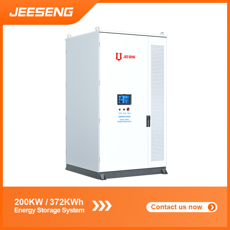200KW 372KWh Armadio di accumulo di energia raffreddato a liquido per impianti industriali e commerciali di accumulo di energia