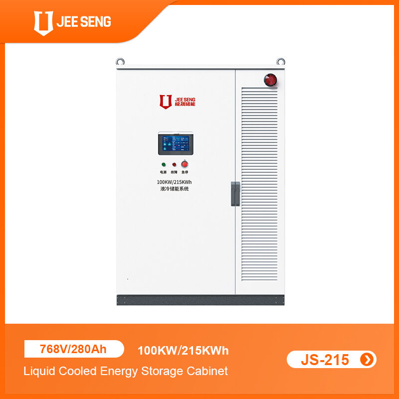 100KW 215KWh Serbatoio di accumulo di energia raffreddato a liquido per impianti industriali e commerciali di accumulo di energia